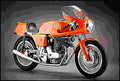 Laverda 600 SFC 1989 3 motorbike A4 Photo Print