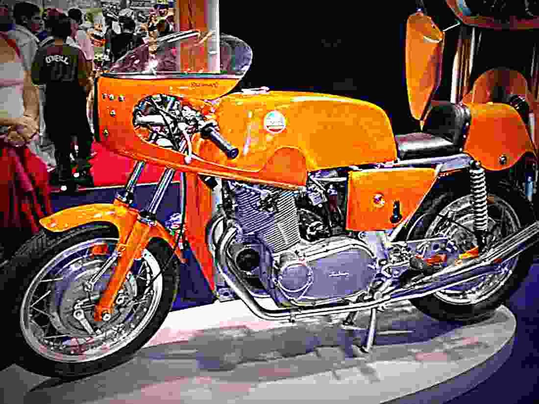 Laverda 600 SFC (reduced effect) 1988 1 motorbike A4 Photo Print