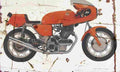 Laverda 750SFC 1973 Aged Vintage A4 Photo Print
