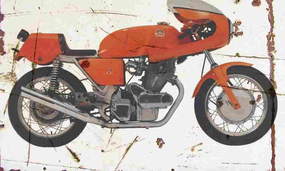 Laverda 750SFC 1973 Aged Vintage A4 Photo Print