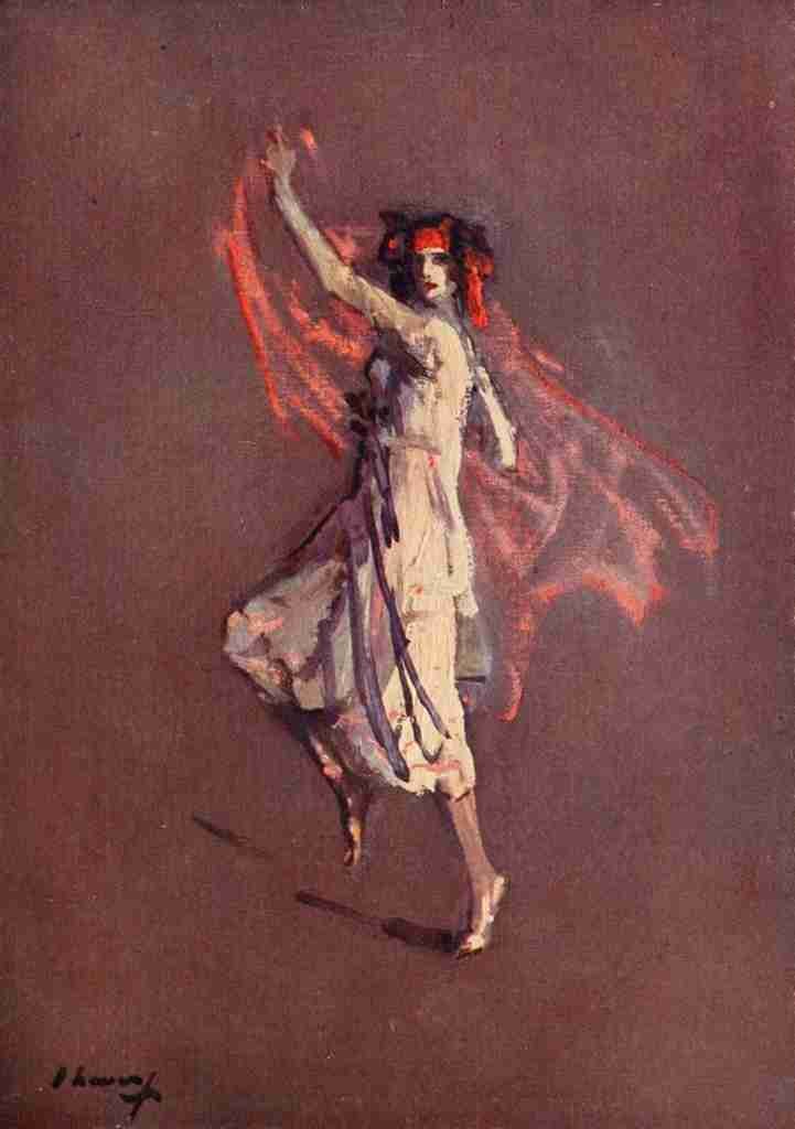 Lavery John 1856 1941 Modern Dancing & Dancers 1912 Anna Pavlova A4 Photo Print