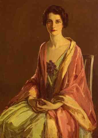 Lavery Sir John Portrait Of Miss Julia Mcguire A4 Photo Print