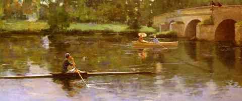 Lavery Sir John The Bridge At Grez A4 Photo Print