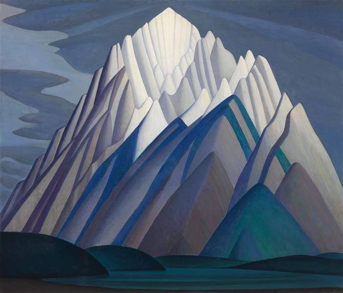 Lawren Harris mountain forms 1926 A4 Photo Print