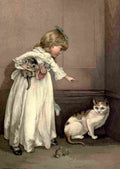 Lawson Lizzie Christmas Roses 1886 Pussy Corner A4 Photo Print