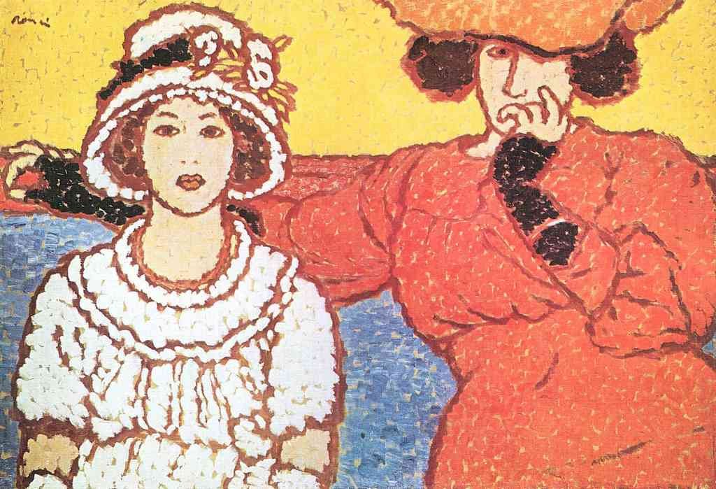 Lazarine And Anella Joseph Rippl Ronai Symbolism A4 Photo Print