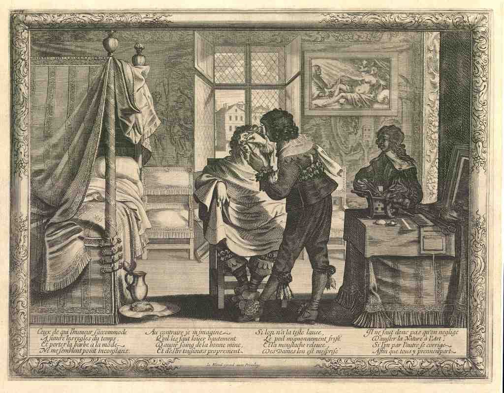 Le Barbier 17thc Vintage A4 Photo Print