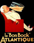 Le Bon Bock Vintage Retro Advert Ads A4 Photo Print