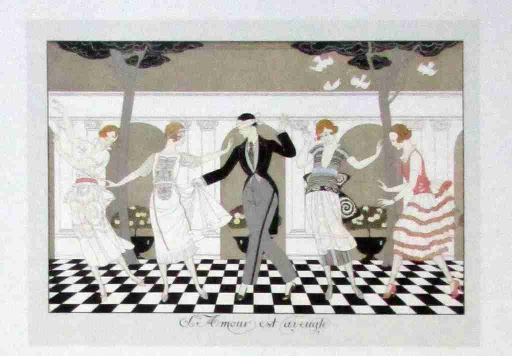 Le Bonheur Du Jour, Ou Les Graces A La Mode  2 George Barbier 03 2 A4 Photo Print