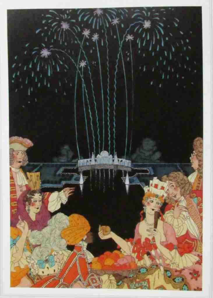 Le Carrosse Aux Deux Lezards Verts Conte De Fees George Barbier 02 A4 Photo Print