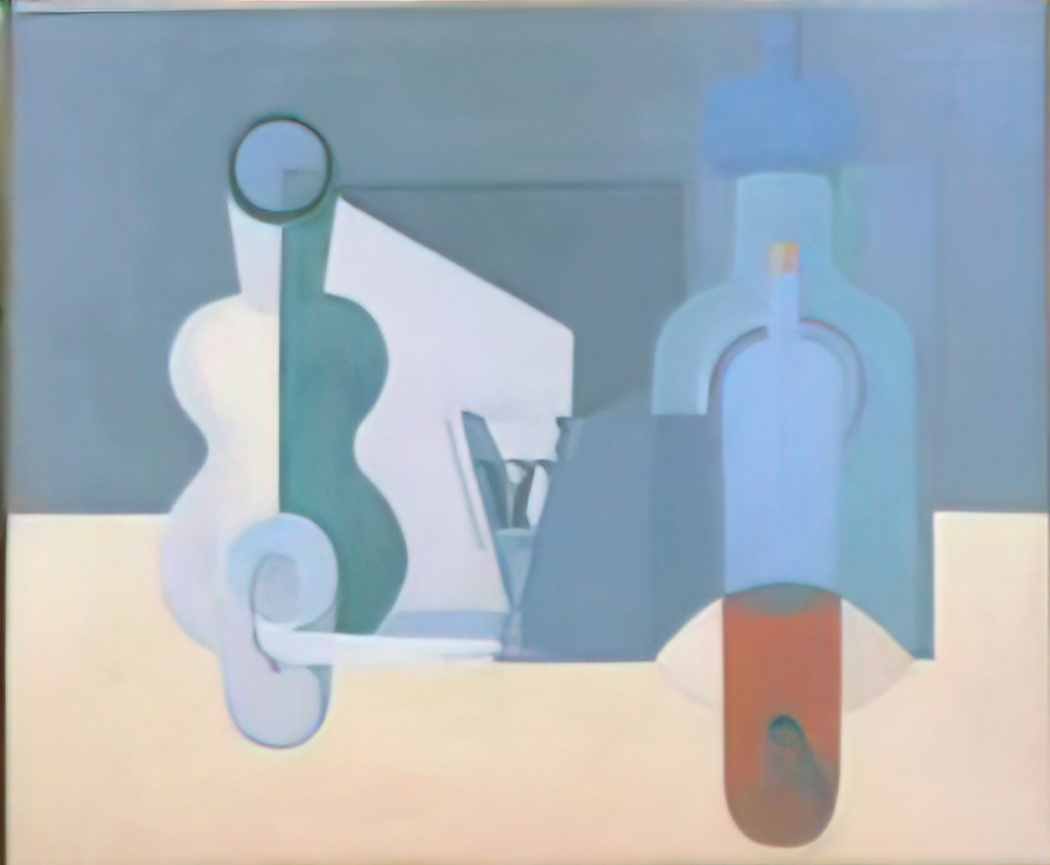 Le Corbusier la bouteille de vin orange 1922 Art A4 Photo Print
