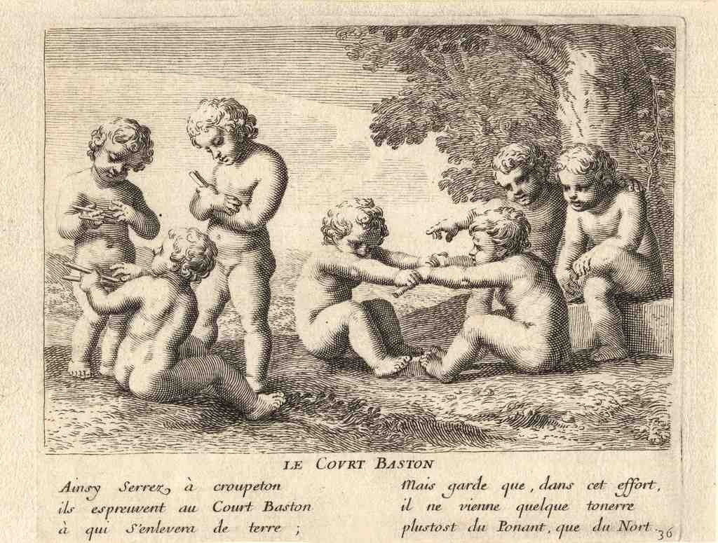 Le Court Baston 17thc Vintage A4 Photo Print