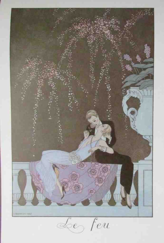 Le Feu Fire 35 George Barbier A4 Photo Print