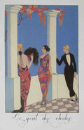 Le Gout Des Chales The Fasion for Shawls 10 George Barbier A4 Photo Print