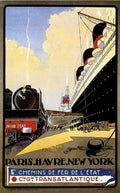 Le Havre Vintage A4 Photo Print