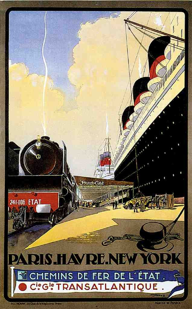 Le Havre Vintage A4 Photo Print
