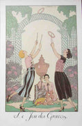 Le Jeu Des Graces The Graces at play 2 George Barbier A4 Photo Print