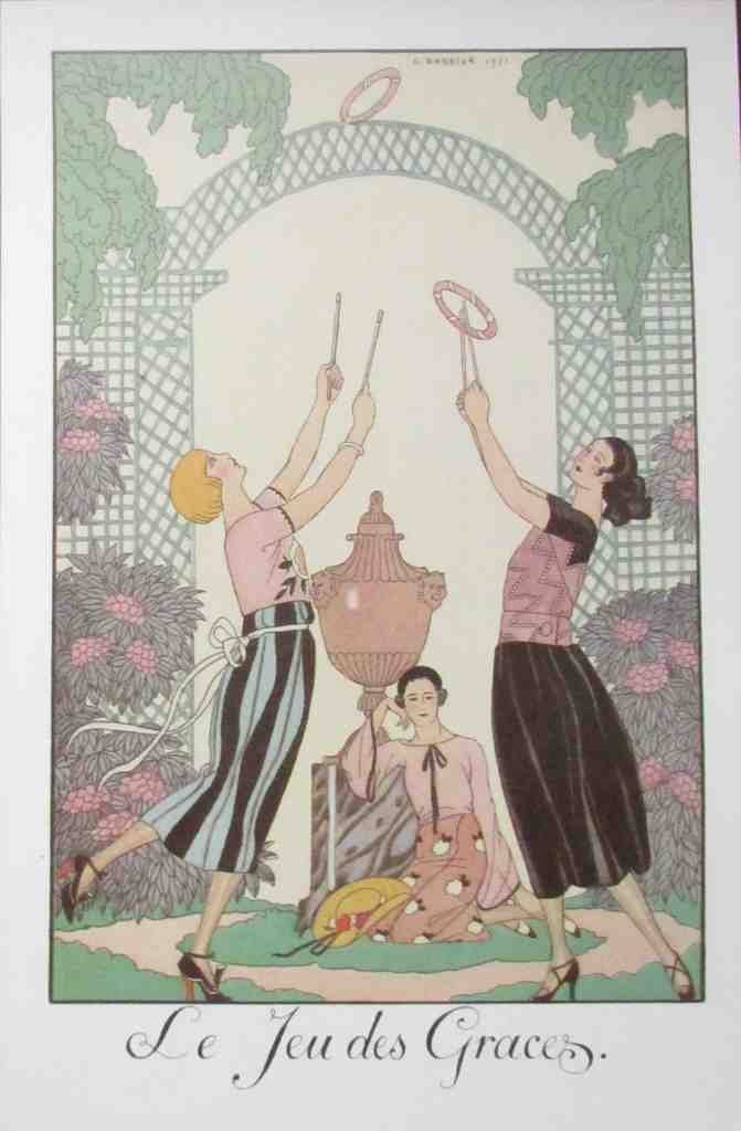 Le Jeu Des Graces The Graces at play 2 George Barbier A4 Photo Print