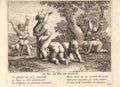 Le Jeu Du Pet En Gueule 17thc Vintage A4 Photo Print