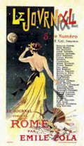 Le Journal Rome Vintage Retro Advert Poster A4 Photo Print