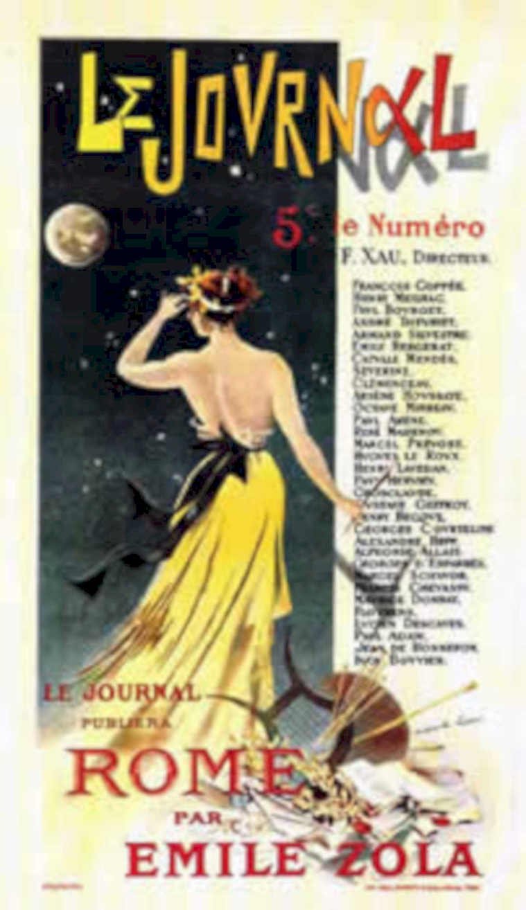Le Journal Rome Vintage Retro Advert Poster A4 Photo Print