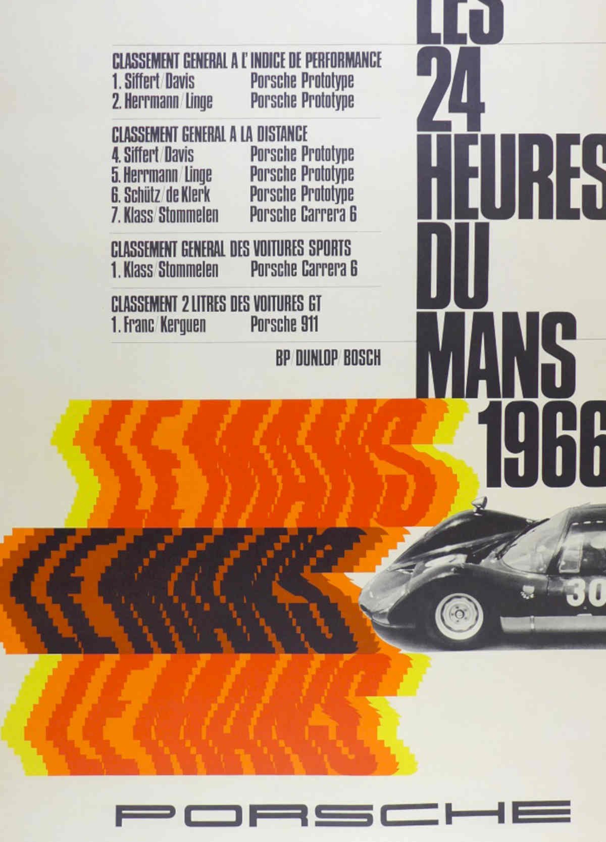 Le Mans 1966 Vintage Retro Advert Poster A4 Photo Print 2
