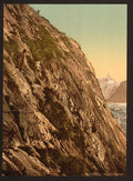 Le Mauvais Pas Chamonix Valley Vintage A4 Photo Print