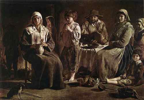 Le Nain Louis Peasant Family  A4 Photo Print