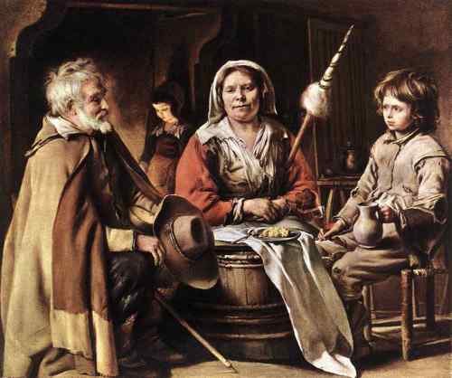 Le Nain Louis Peasant Interior  A4 Photo Print