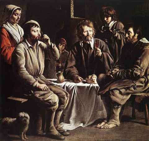 Le Nain Louis The Peasant Meal A4 Photo Print