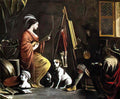 Le Nain brothers the artist s studio Art A4 Photo Print