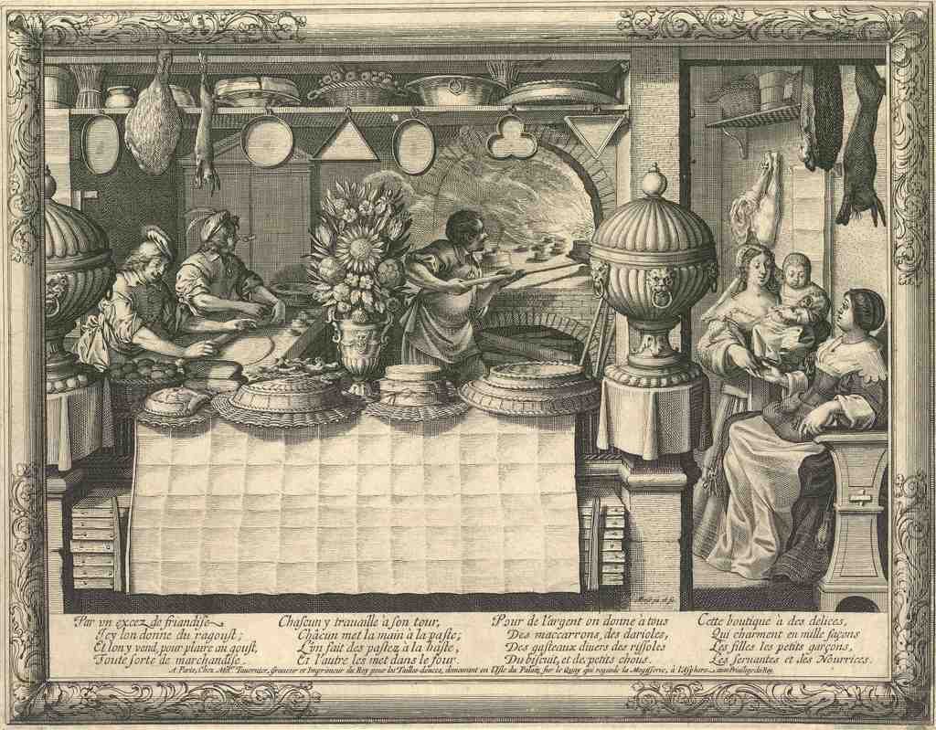 Le Patissier 17thc Vintage A4 Photo Print