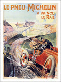 Le Pneu Michelin Car Tyres Advert Ernest Montaut 1905 Vintage Retro Advert Post
