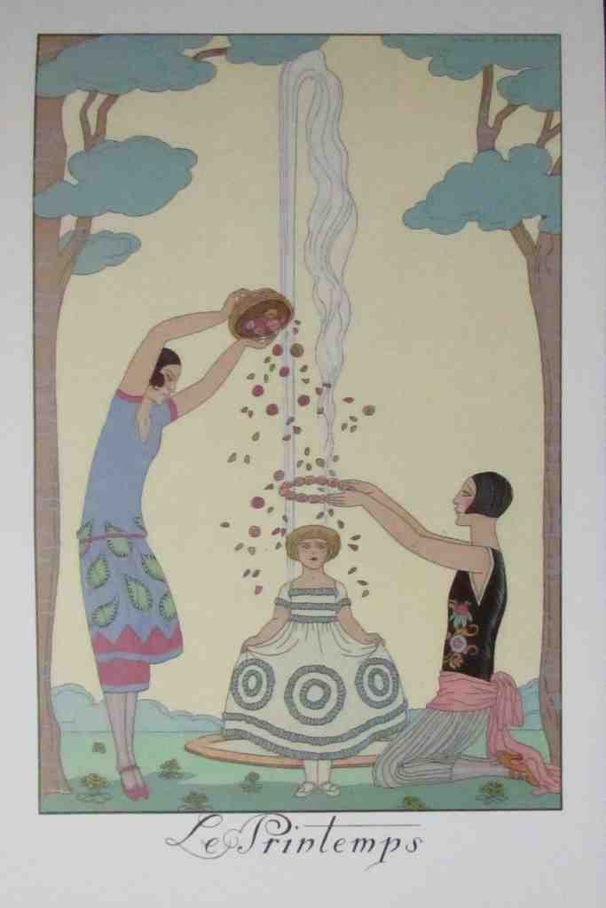 Le Printemps Spring 36 George Barbier Art Deco Costumes 061 A4 Photo Print