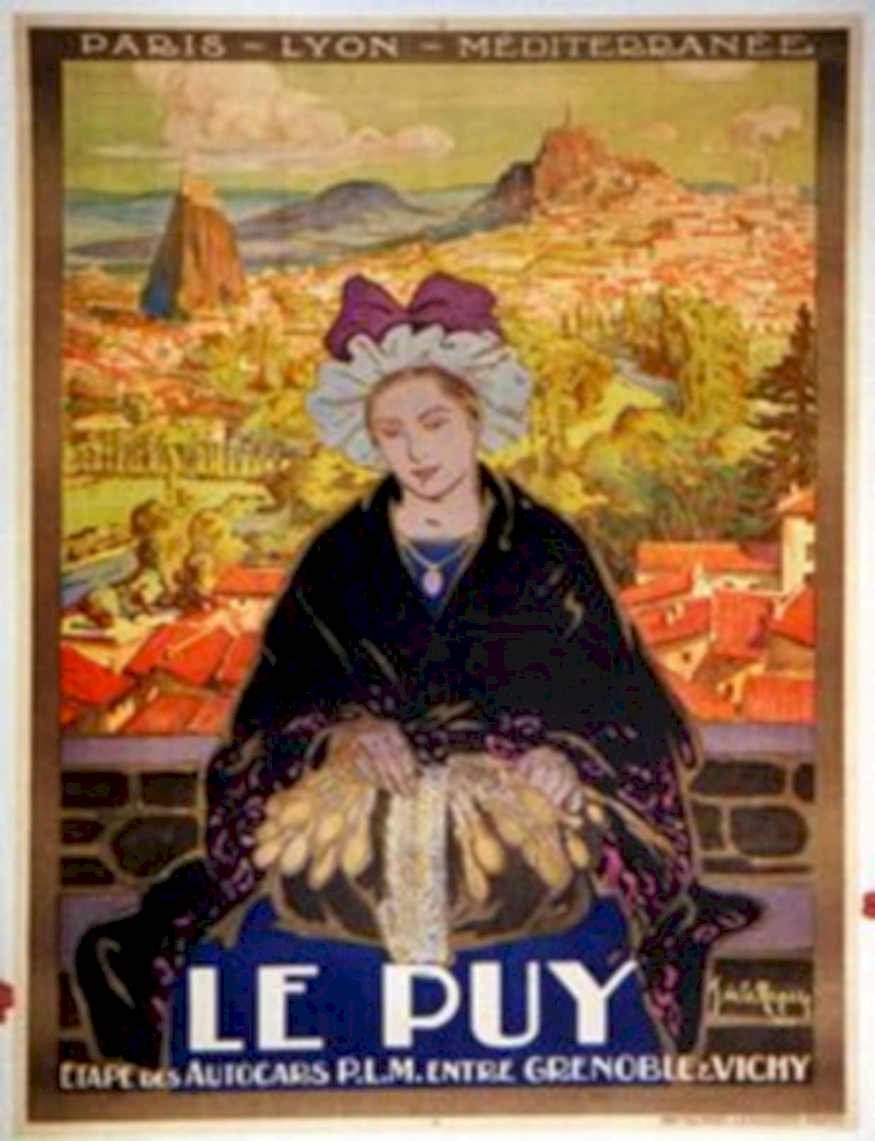 Le Puy Dome Vintage Retro Advert Poster A4 Photo Print