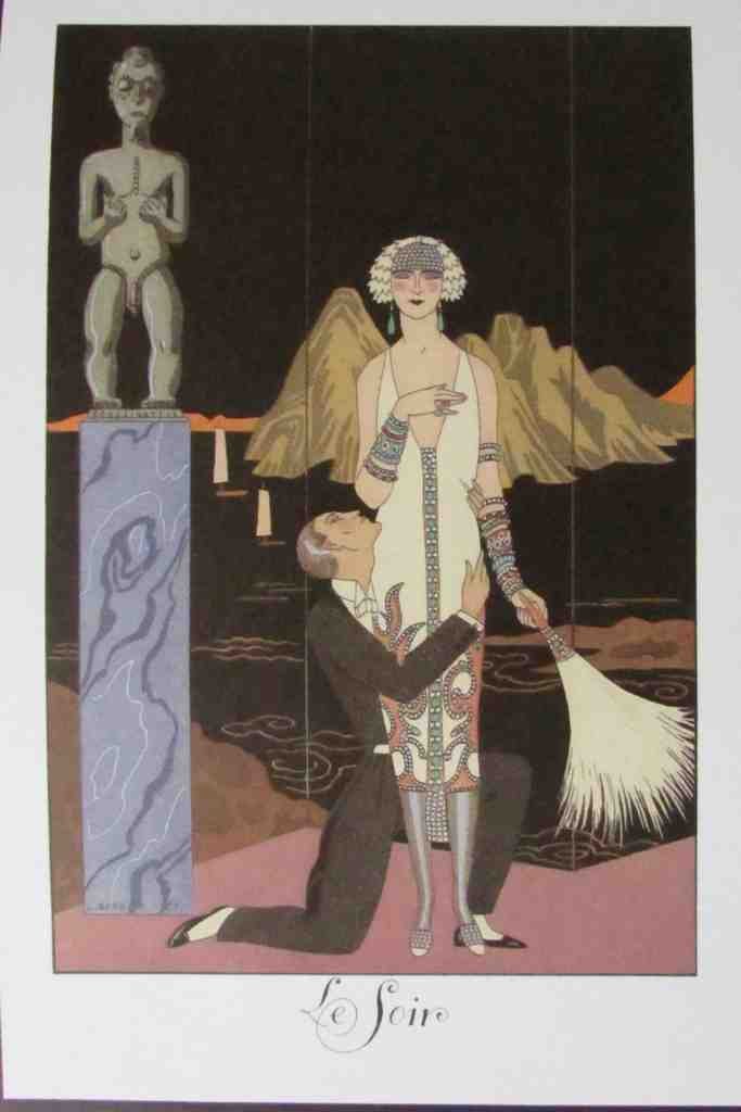 Le Soir Evening 38 George Barbier Art Deco Costumes 066 A4 Photo Print