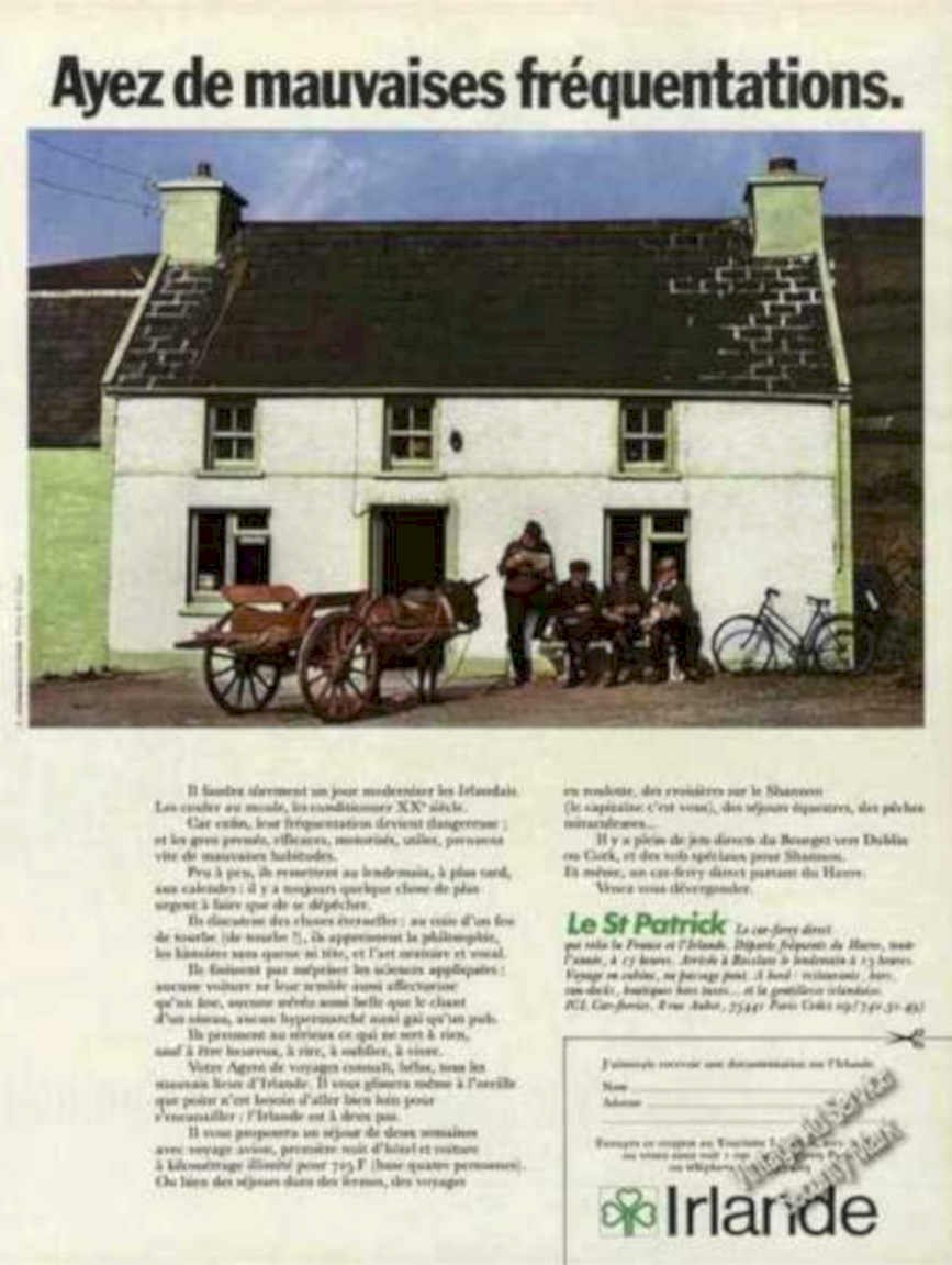 Le St Patrick Vintage Retro Advert Ads A4 Photo Print