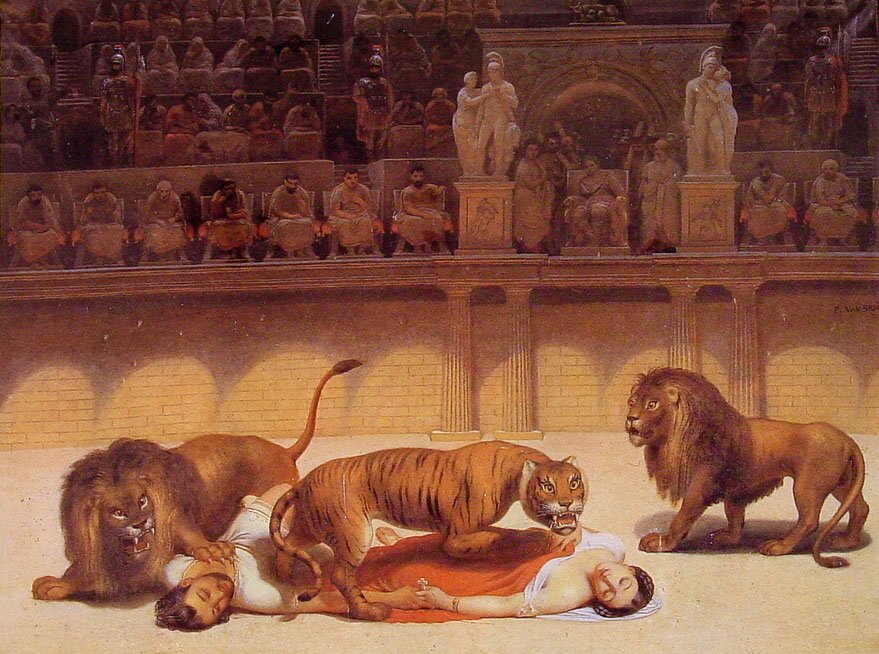 Le Tigre Arrive aux Deux Martyrs Art A4 Photo Print