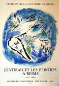 Le Vitrail a Reims by Chagall Vintage Advert A4 Photo Print