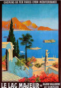 LeLacMajeur Vintage Advert A4 Photo Print
