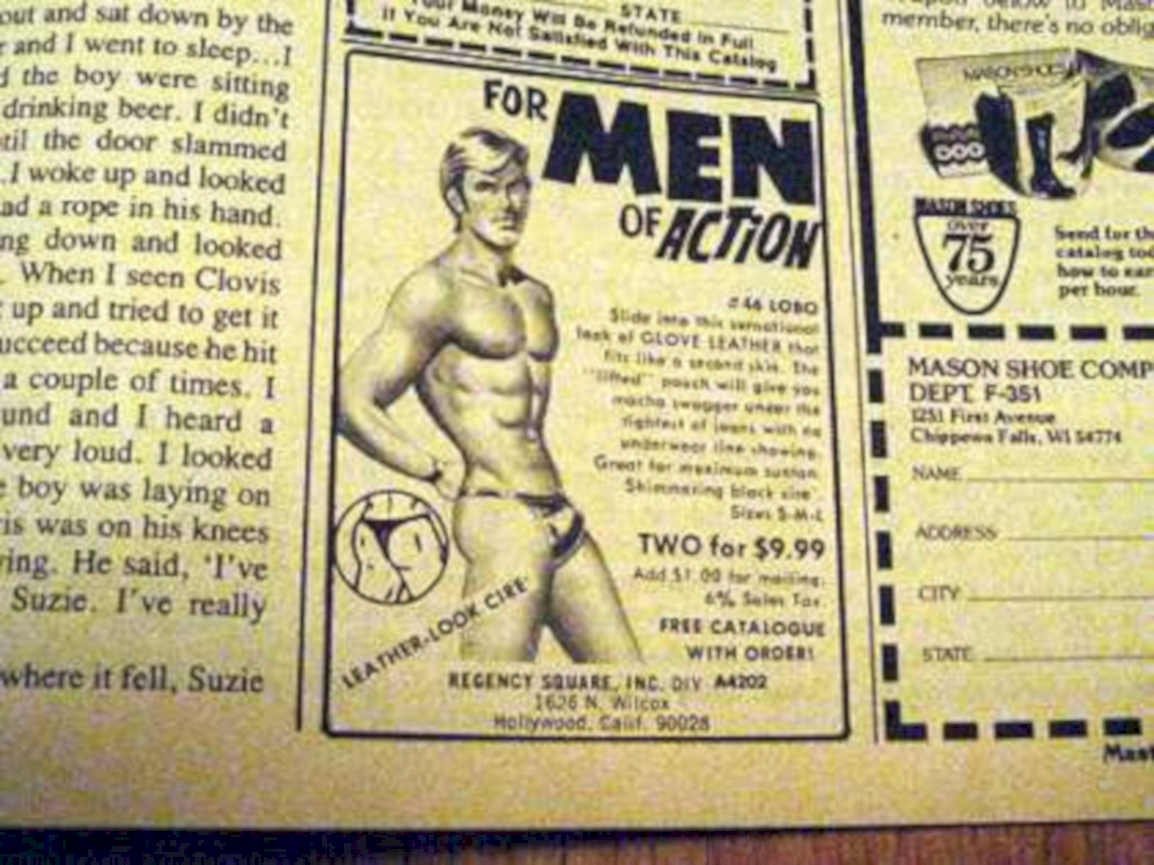 Leather Brief Glove Vintage Retro Advert Ads A4 Photo Print