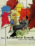 Leather Look Spring Vintage Retro Advert Ads A4 Photo Print