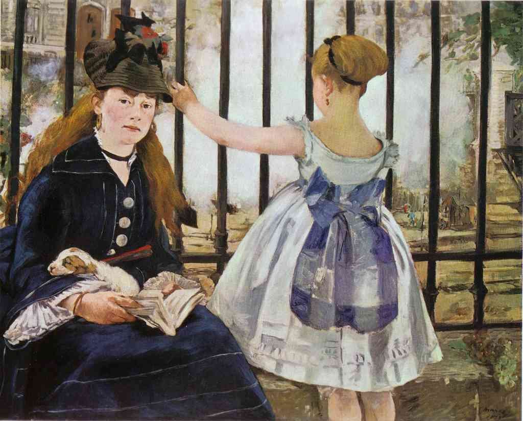 Lechemindefer1873 Manet A4 Photo Print