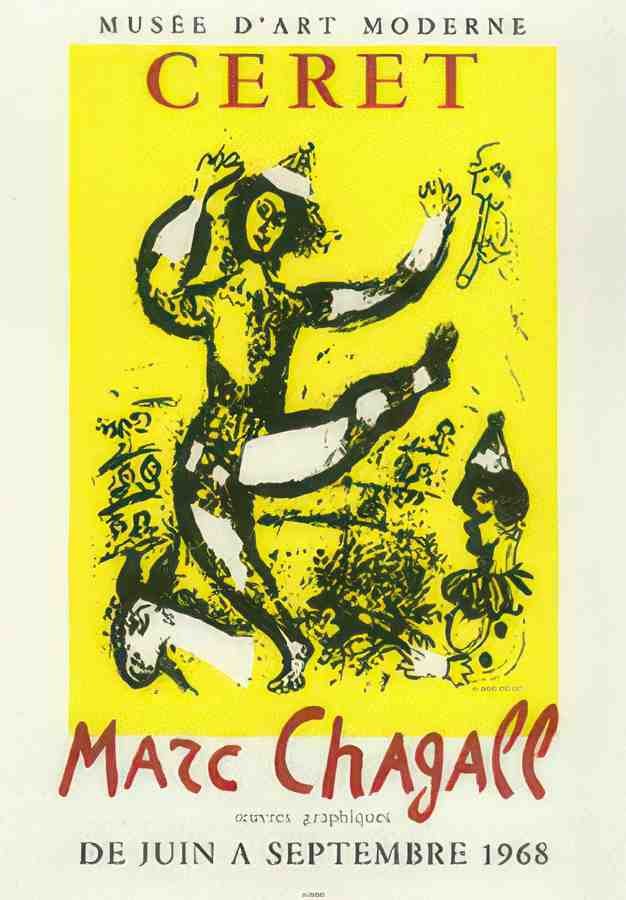 LecirquebyChagall Vintage Advert A4 Photo Print