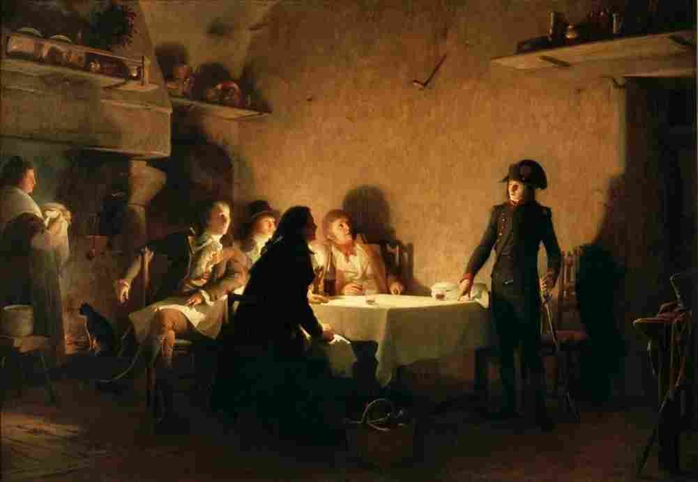 Lecomte The Supper of Beaucaire Art A4 Photo Print