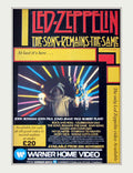 Led Zeppelin Song Vintage Retro Advert Poster A4 Photo Print