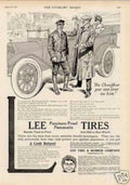 Lee Tire Model Vintage Retro Advert Ads A4 Photo Print