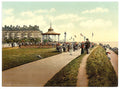 Lees Promenade and Bandstand Folkestone Vintage A4 Photo Print