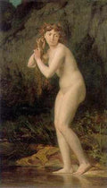 Lefebvre Jules Joseph Bathing Nude A4 Photo Print