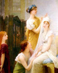 Lefebvre Jules Joseph La Fiancee A4 Photo Print